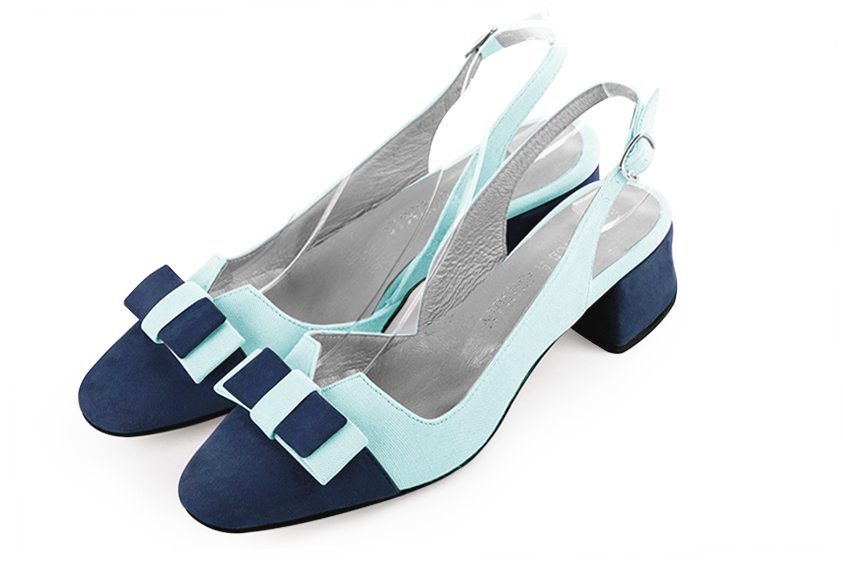 Aquamarine blue dress shoes for women - Florence KOOIJMAN